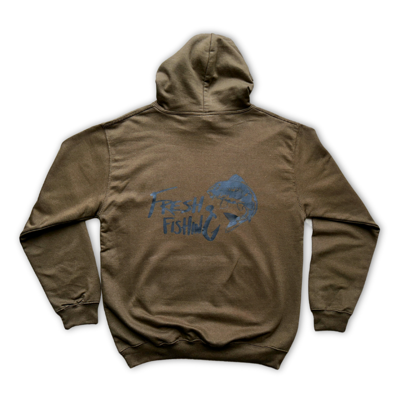 Carpy Green Fresh Fishing Hoodie