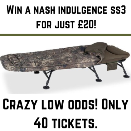 Win a Nash Indulgence SS3 5 season for just £20!