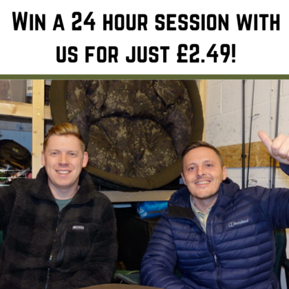 Win a 24 hour session with Fresh Fishing for just £2.49!