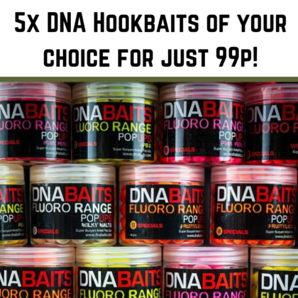 Win 5x DNA Hookbait pots of your choice for just 99p!