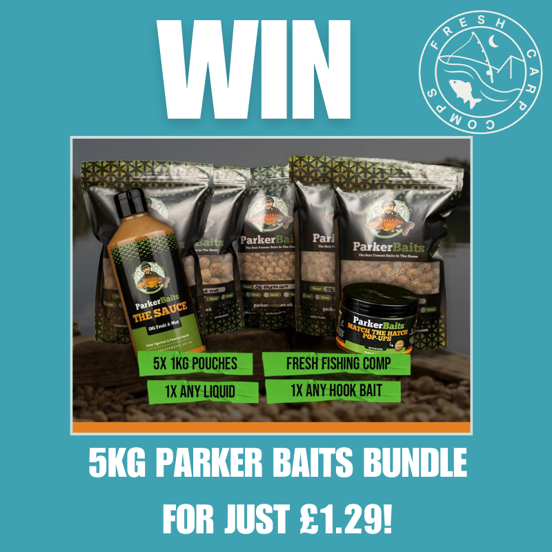 Win a Parker Baits 5kg bundle for just £1.29! 