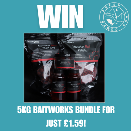 Win this 5KG BAITWORKS SESSION DEAL BAIT BUNDLE for just £1.59