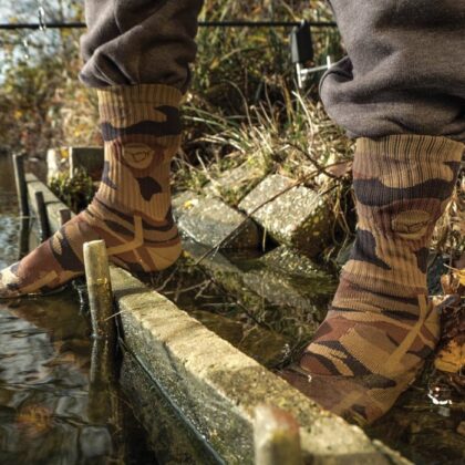 Win Korda Kore Camouflage Waterproof Fishing Socks for just 39p!