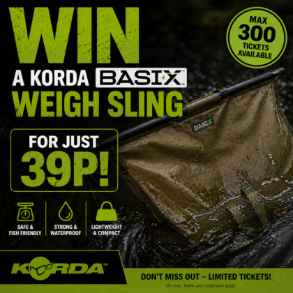 Win a Korda Basix Weigh Sling for just 39p!