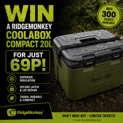Win a Ridgemonkey CoolaBox Compact 20L for just 69p!