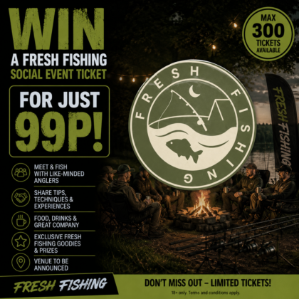 Win a Fresh Fishing Social Event ticket for just 99p!